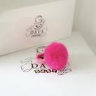 Резинка для волос "Fluffy" цвет: фуксия