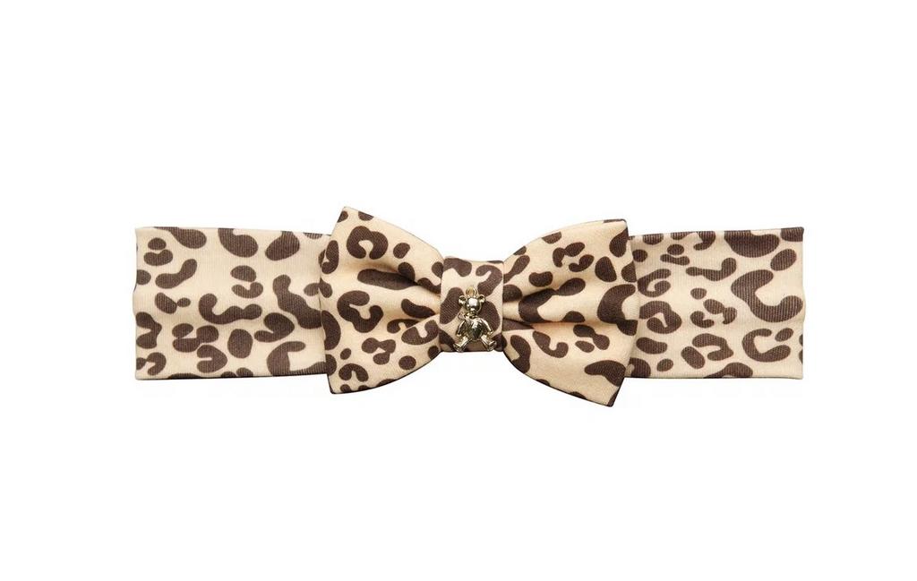 Трикотажная повязка "Leopard" цвет: коричневый
