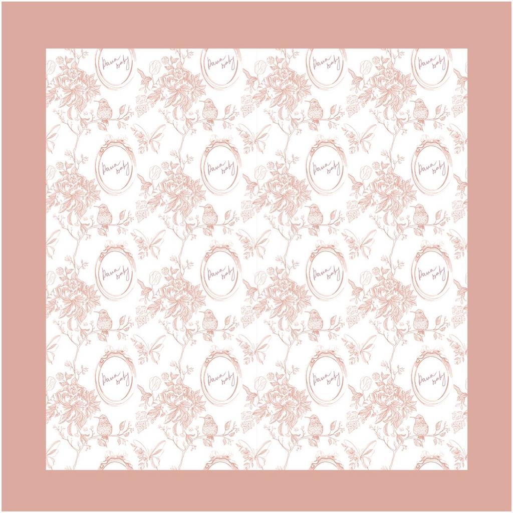 Шелковый платок  Classic Vintage розовый