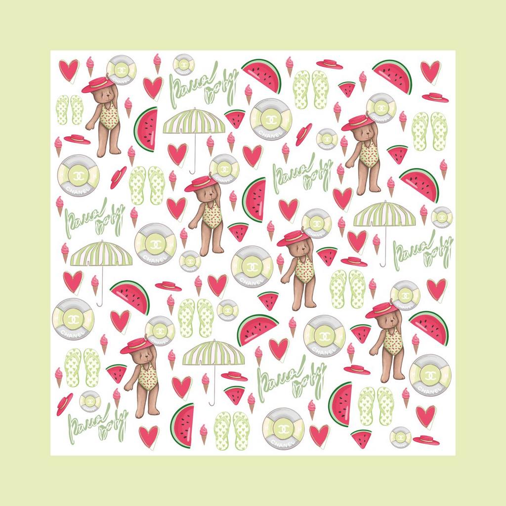 Шелковый платок Summer Green