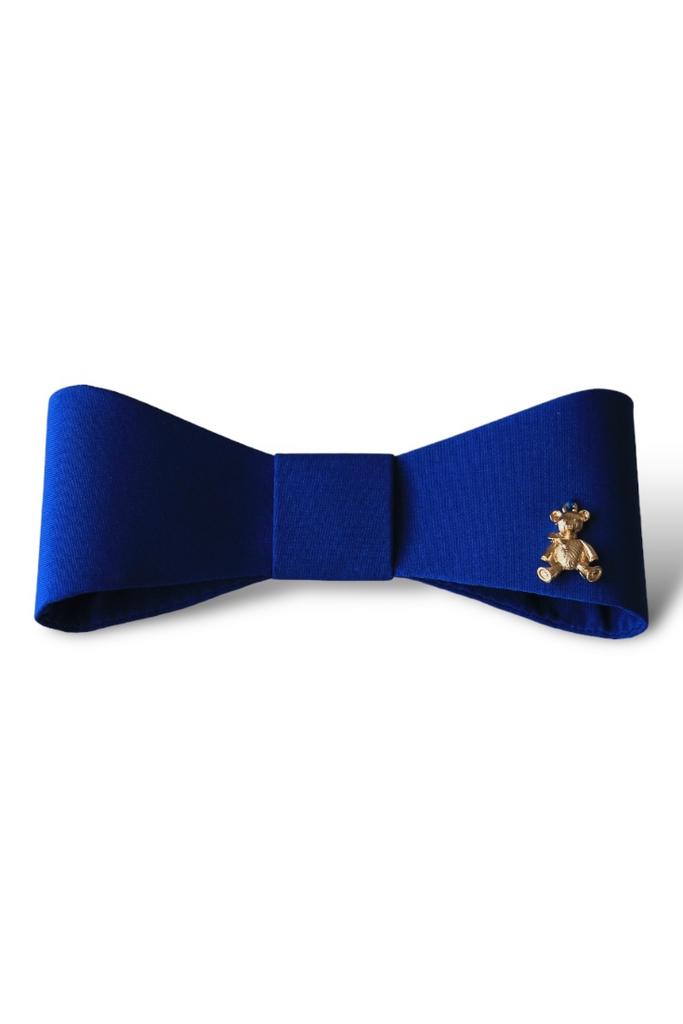Бант на заколке "Betty/Bear” цвет: синий