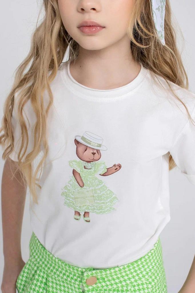 Футболка Flora цвет: фисташковый