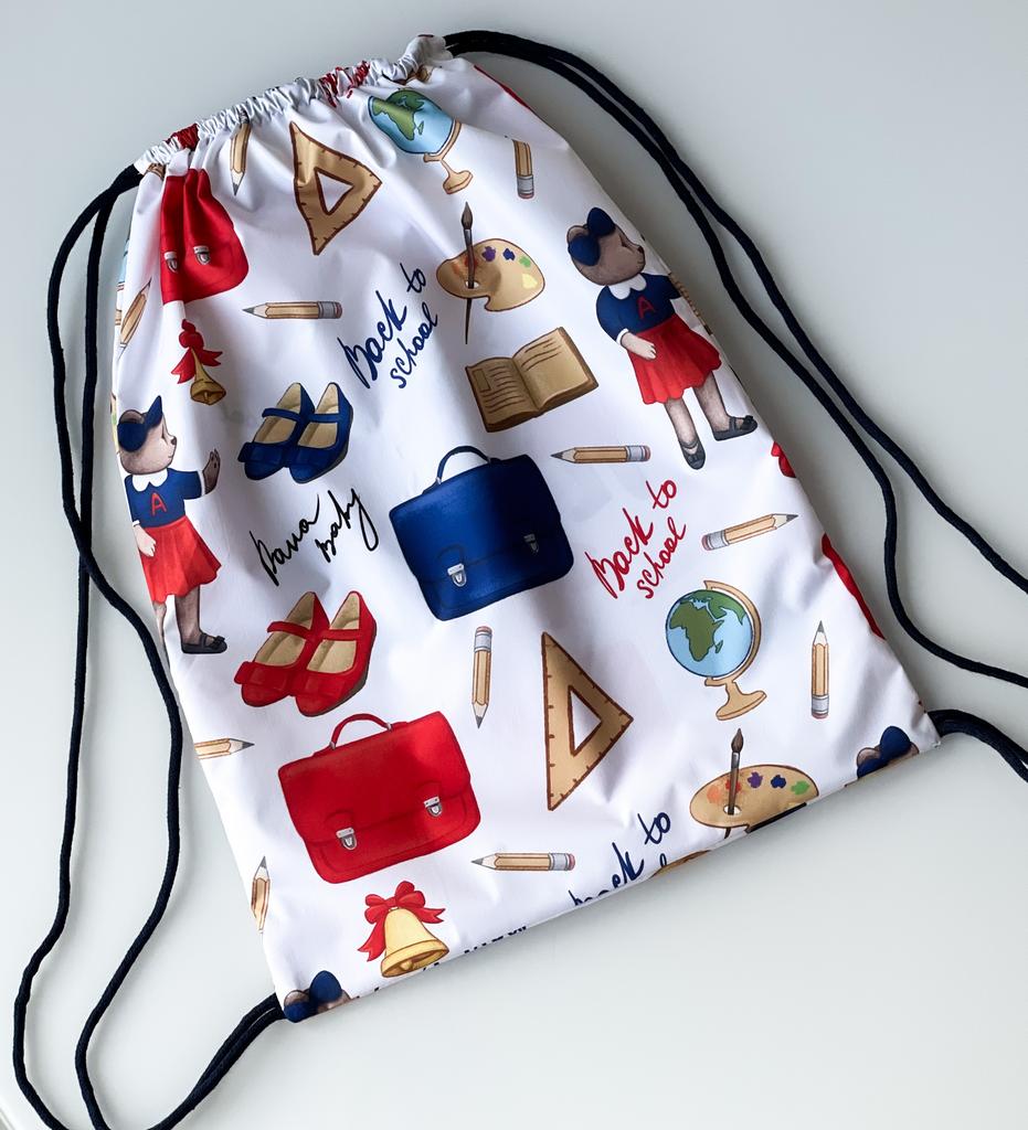Сумка-рюкзак для сменной обуви BACK TO SCHOOL PRINT
