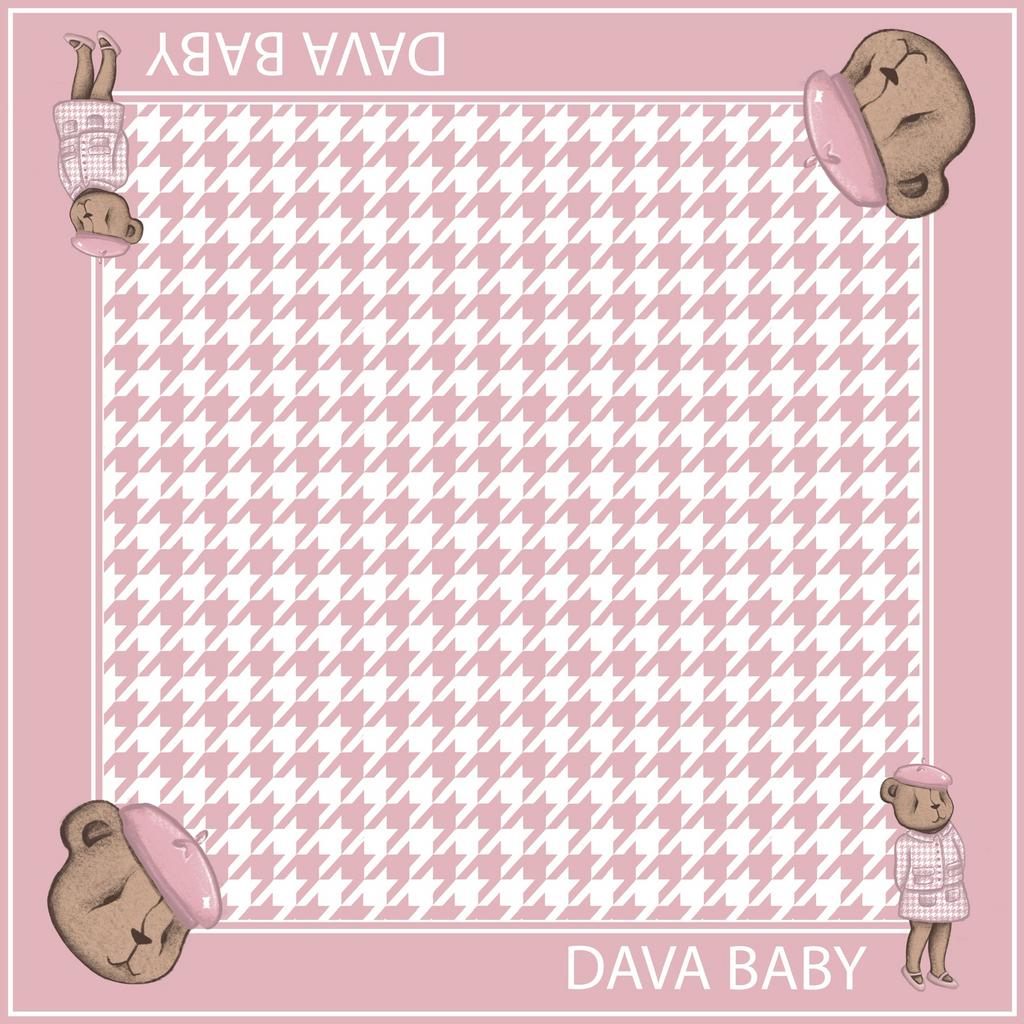 Шелковый платок   "Skotland Darli" цвет:  розовый