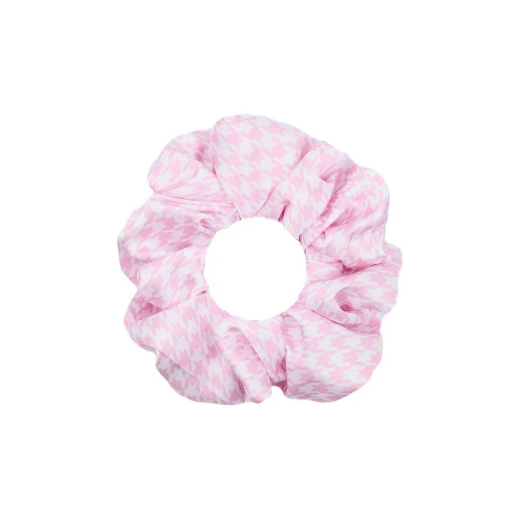 Скранч-резинка шелковая "Scotland Darli" цвет: розовый