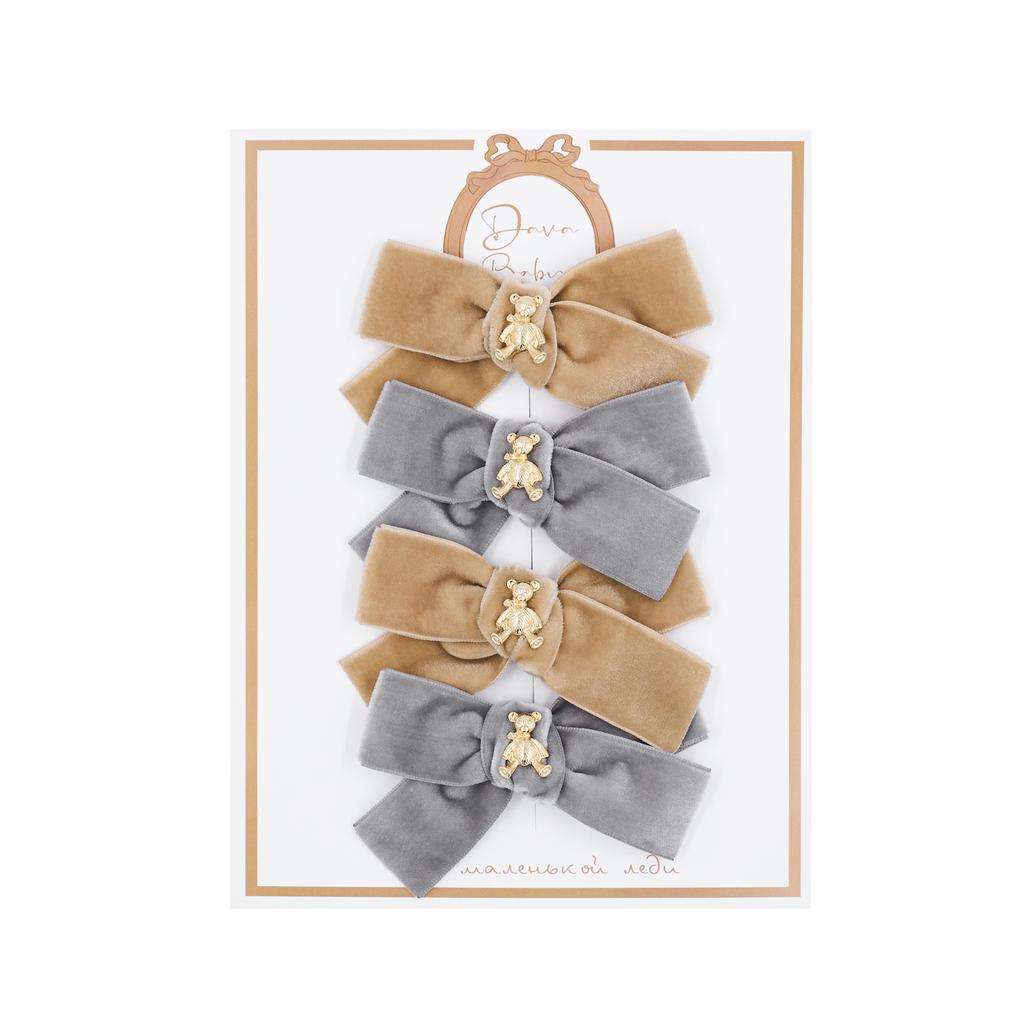 Набор заколок "Золотой мишка mini" color 17