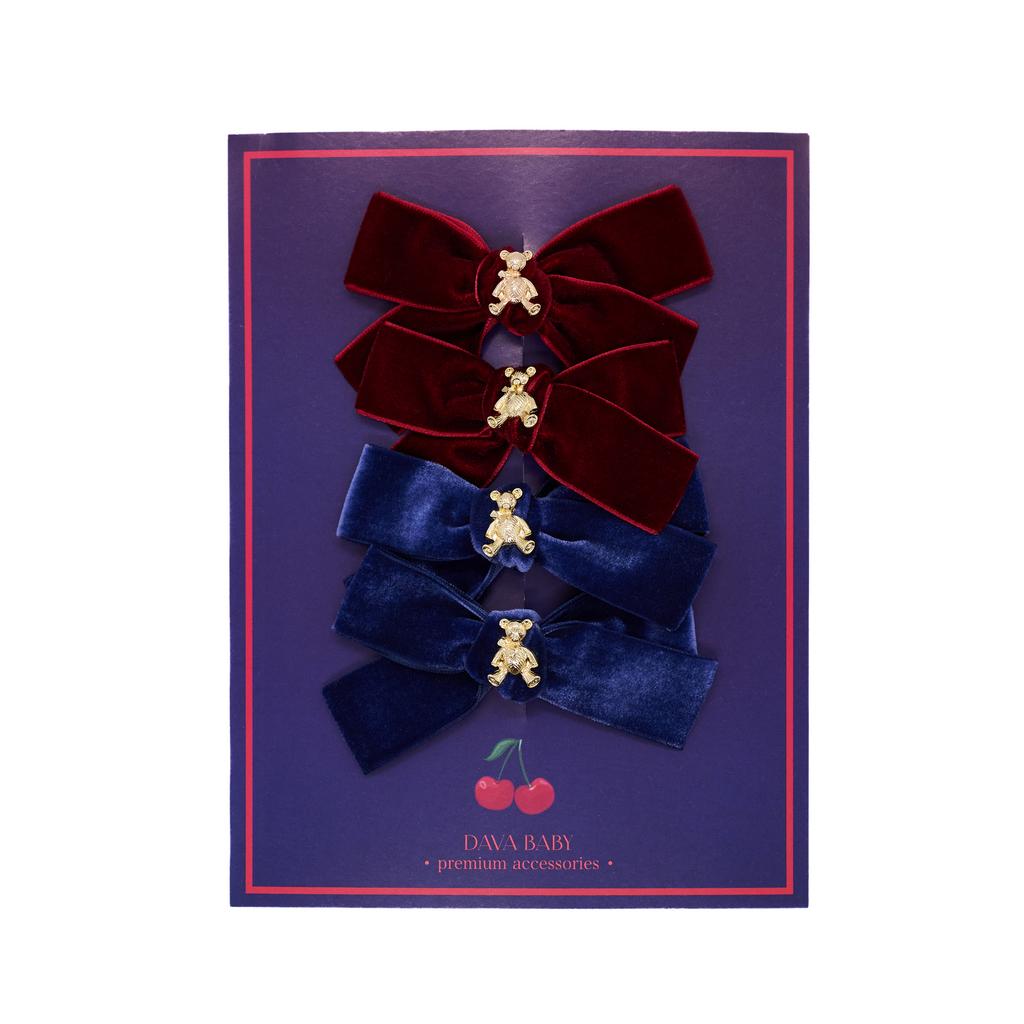 Набор заколок "Золотой мишка mini" color 25