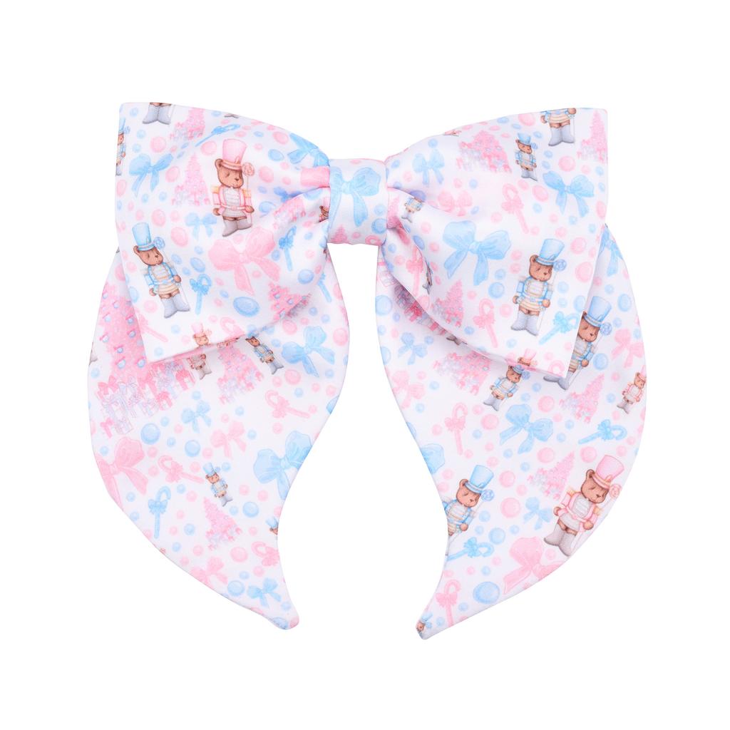 Бант на заколке «Щелкунчик»