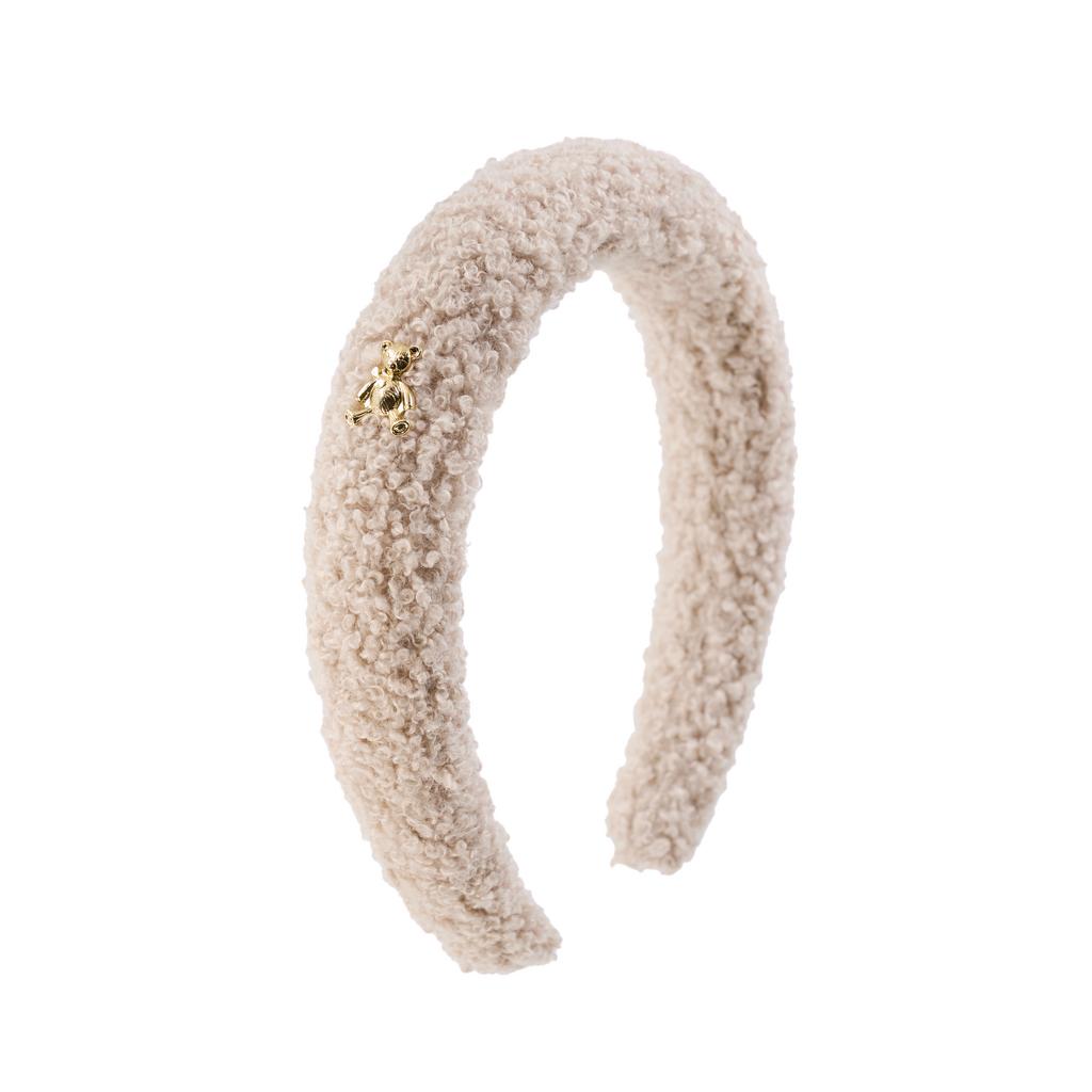 Ободок  "Buffy" цвет: светло-коричневый