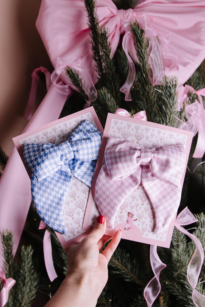 Бант на заколке Lovely Scotland Darli цвет: голубой