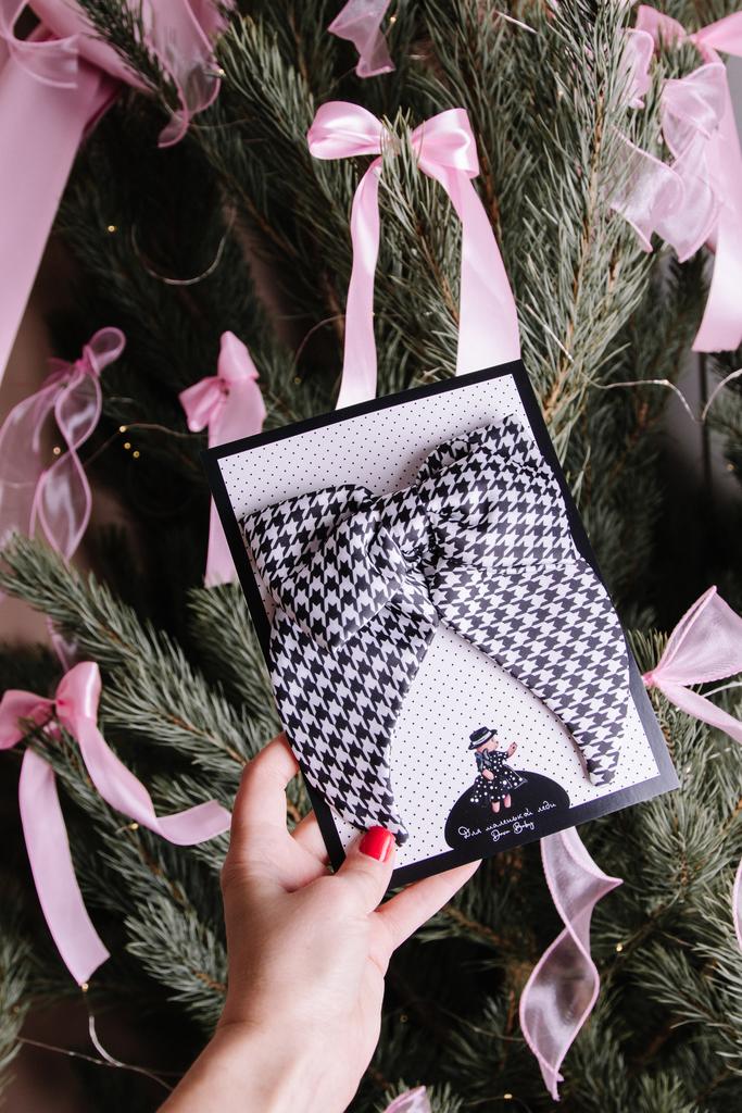 Бант на заколке Lovely Scotland Darli цвет: черный