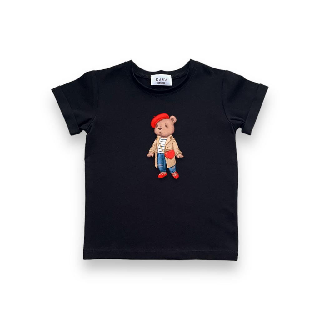 Футболка   Mary  в тренче, цвет: черный