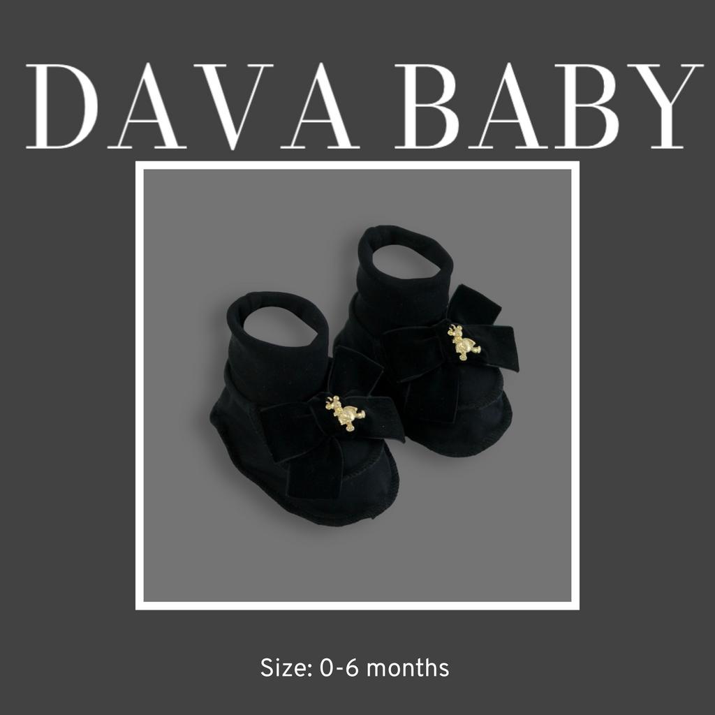 Пинетки трикотажные «Золотой мишка» черный/черный