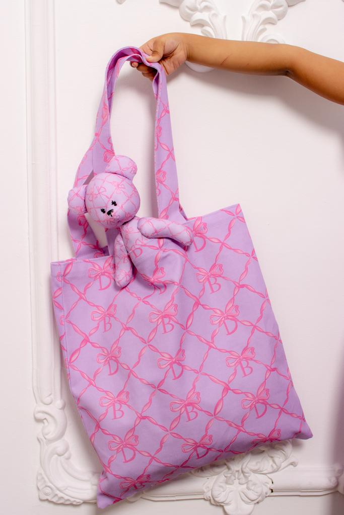 Сумка-шоппер «Dava» цвет: сиреневый/малиновый