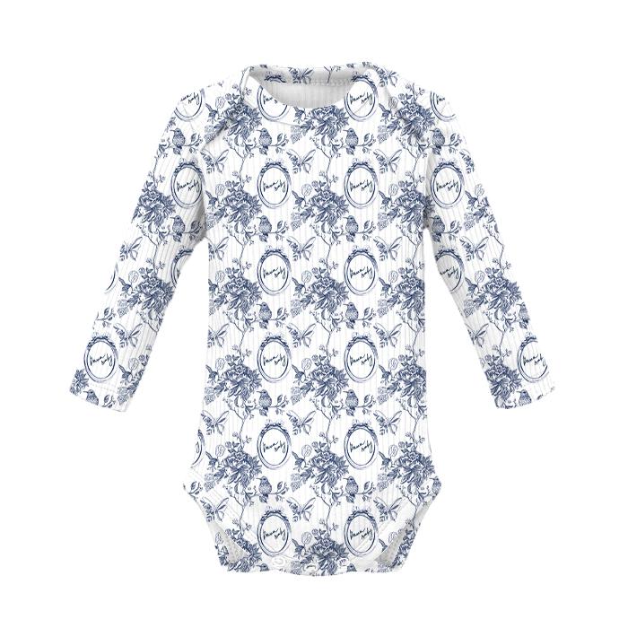 Боди с длинным рукавом Classic Vintage, цвет: синий