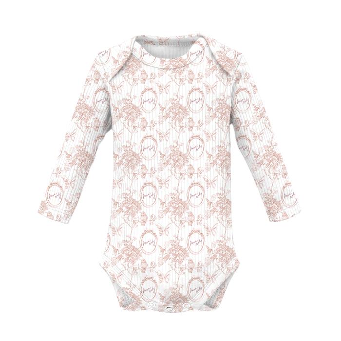 Боди с длинным рукавом Classic Vintage, цвет: розовая пудра