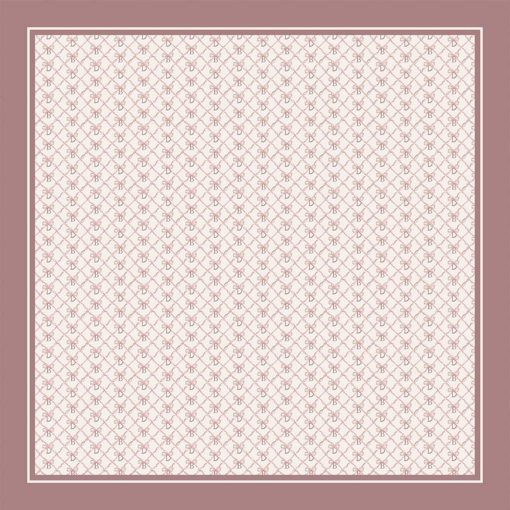 Шелковый платок   "Color Dava Size L", цвет: розовая пудра