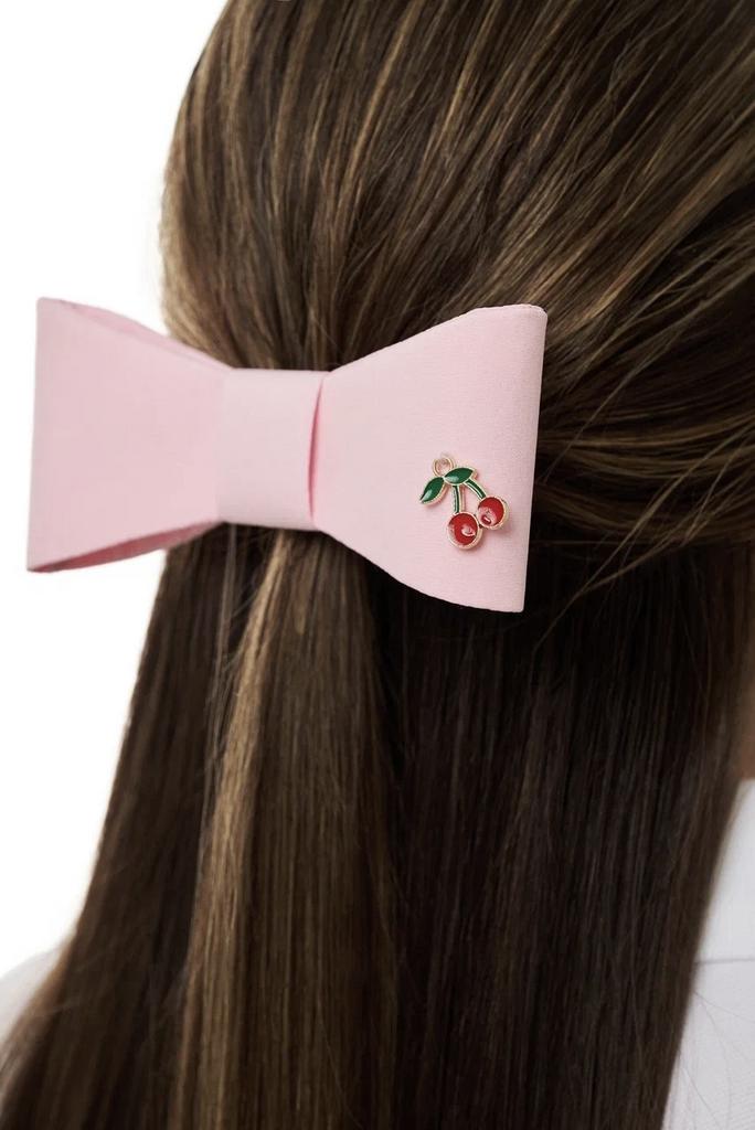 Бант на заколке  "Betty/Cherry" цвет: розовый