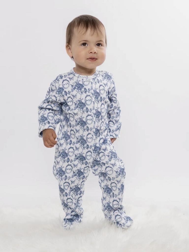 Комбинезон-cлип Classic Vintage, цвет: синий/белый