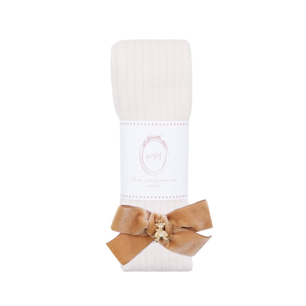 Колготки “Золотой мишка" цвет: молочные/карамель