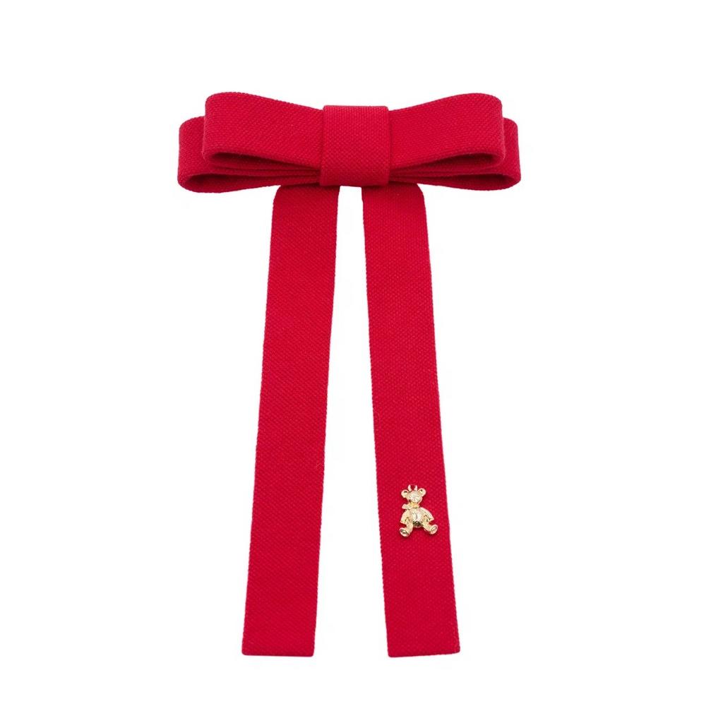 Бант  на заколке "Bonny Dolce" цвет: red