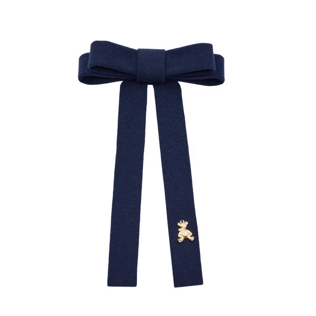 Бант  на заколке "Bonny Dolce" цвет: dark blue