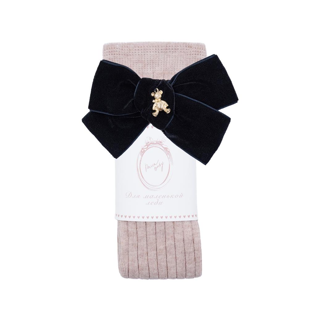 Гольфы RIB "Золотой мишка" цвет: бежевый/черный