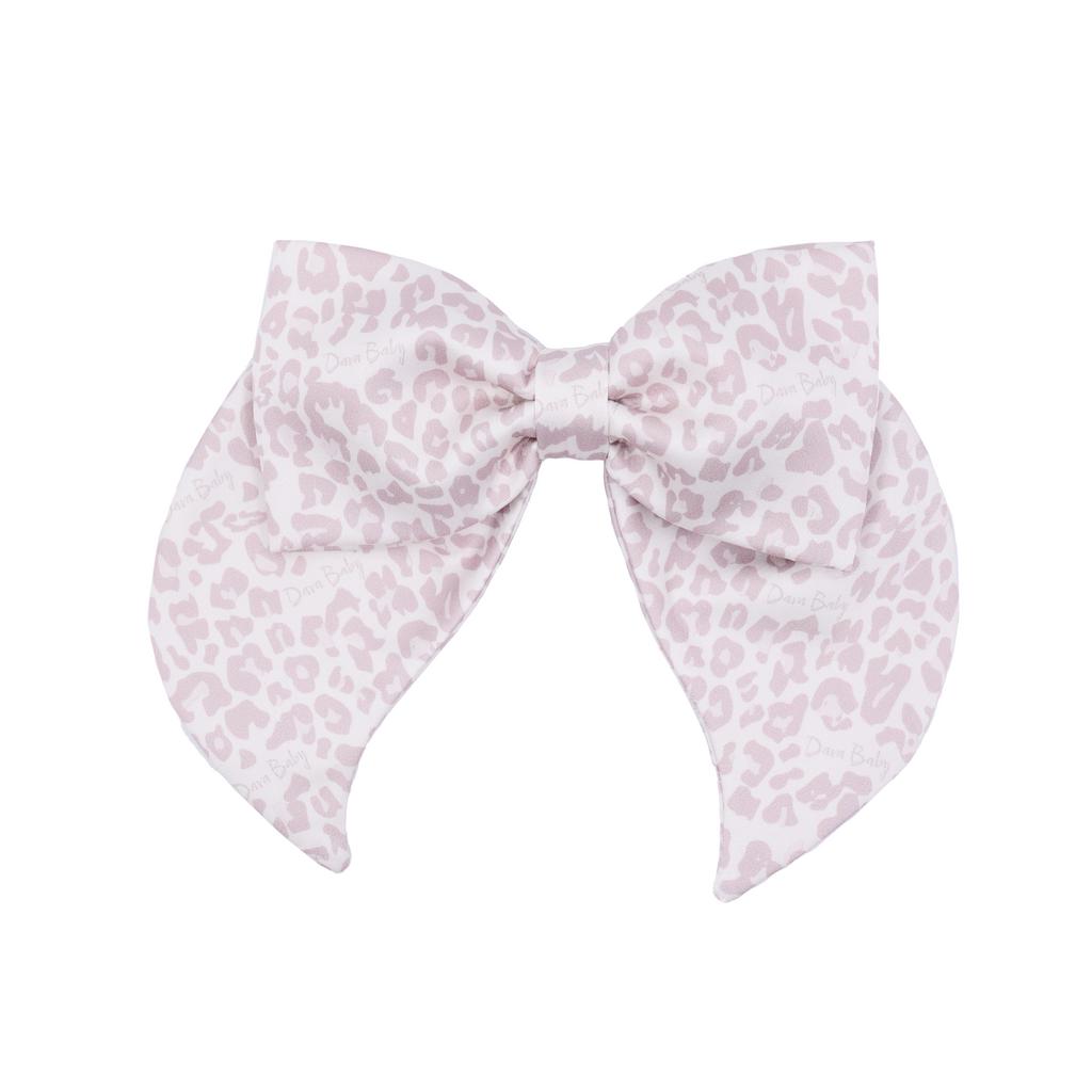 Бант на заколке Lovely/Leopard Beige