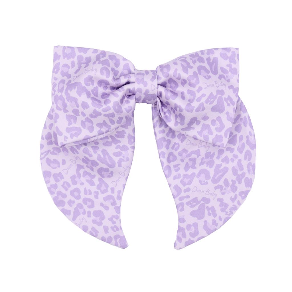 Бант на заколке Lovely/Leopard Lilac