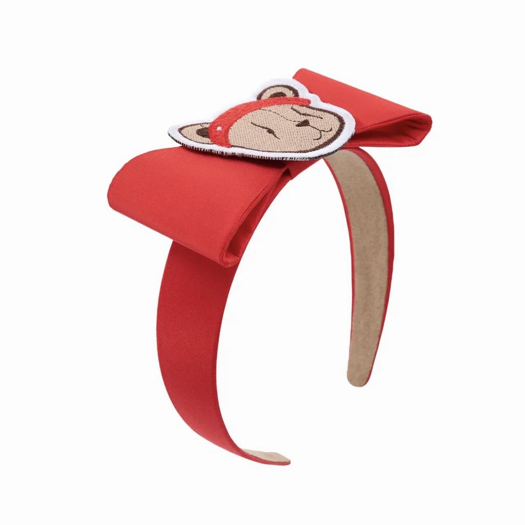 Ободок  "Betty DAVA bear" цвет красный