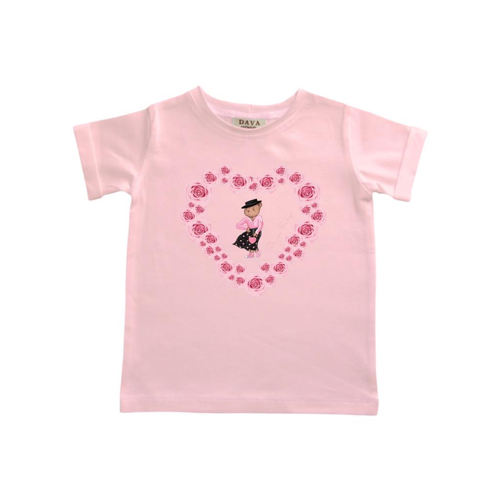 Футболка "Love Rose" цвет: розовый