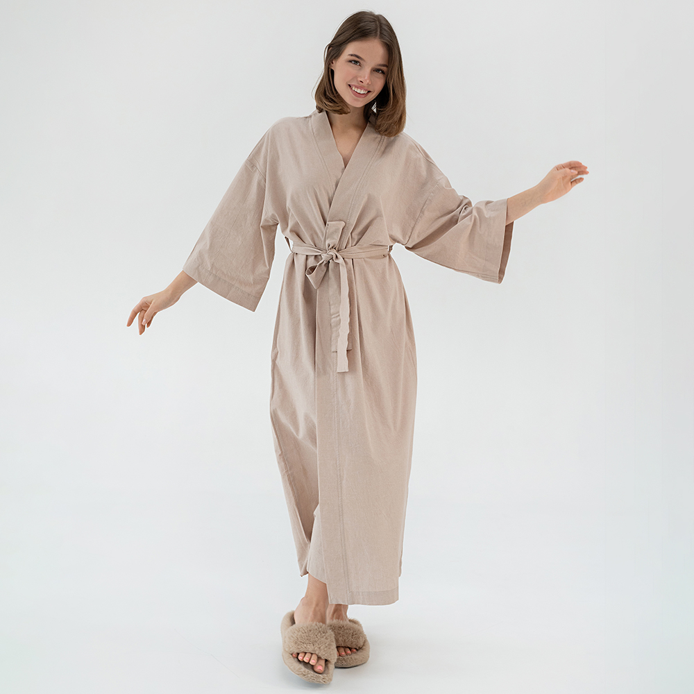 Халат из варёного хлопка