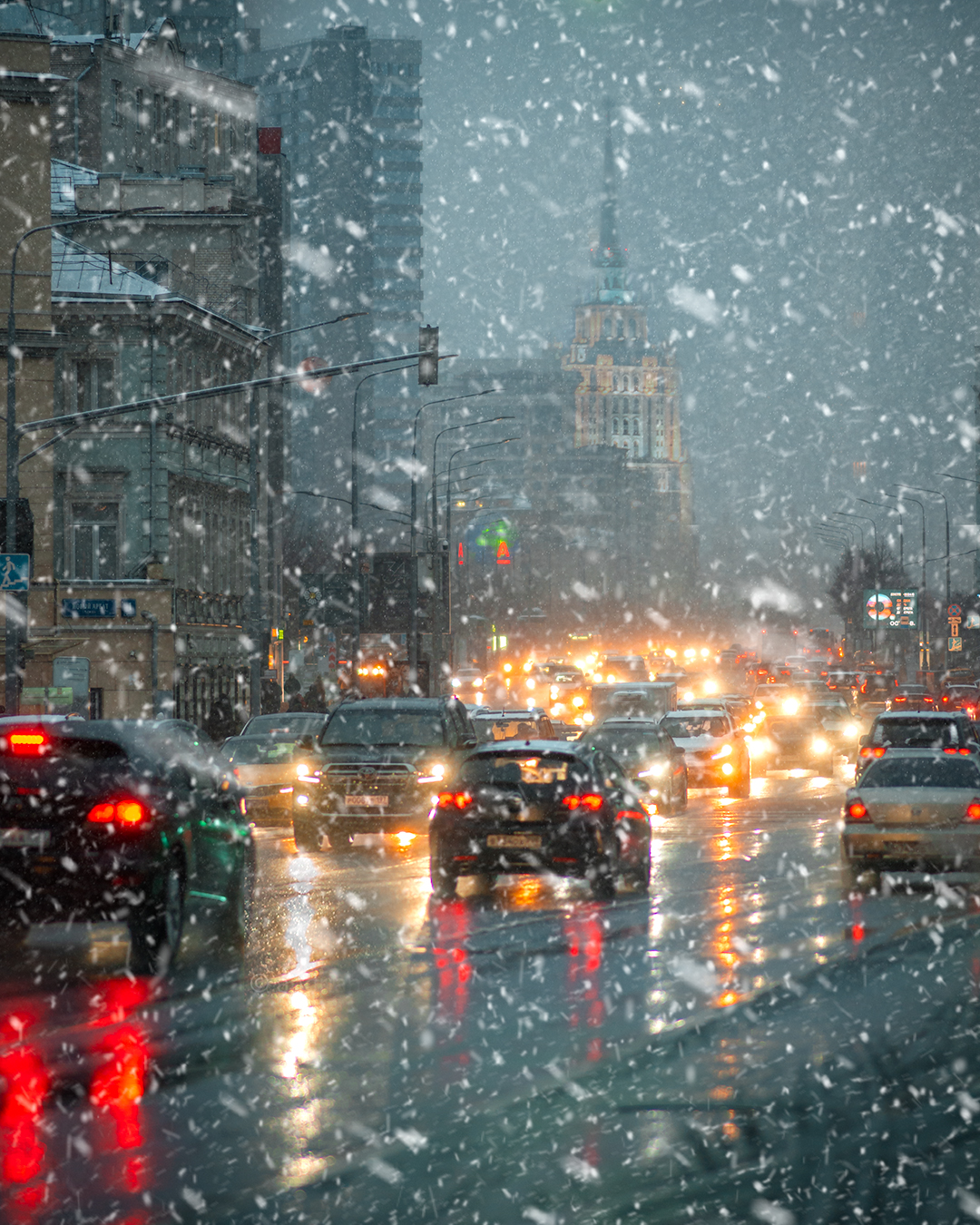 Снег пошёл!