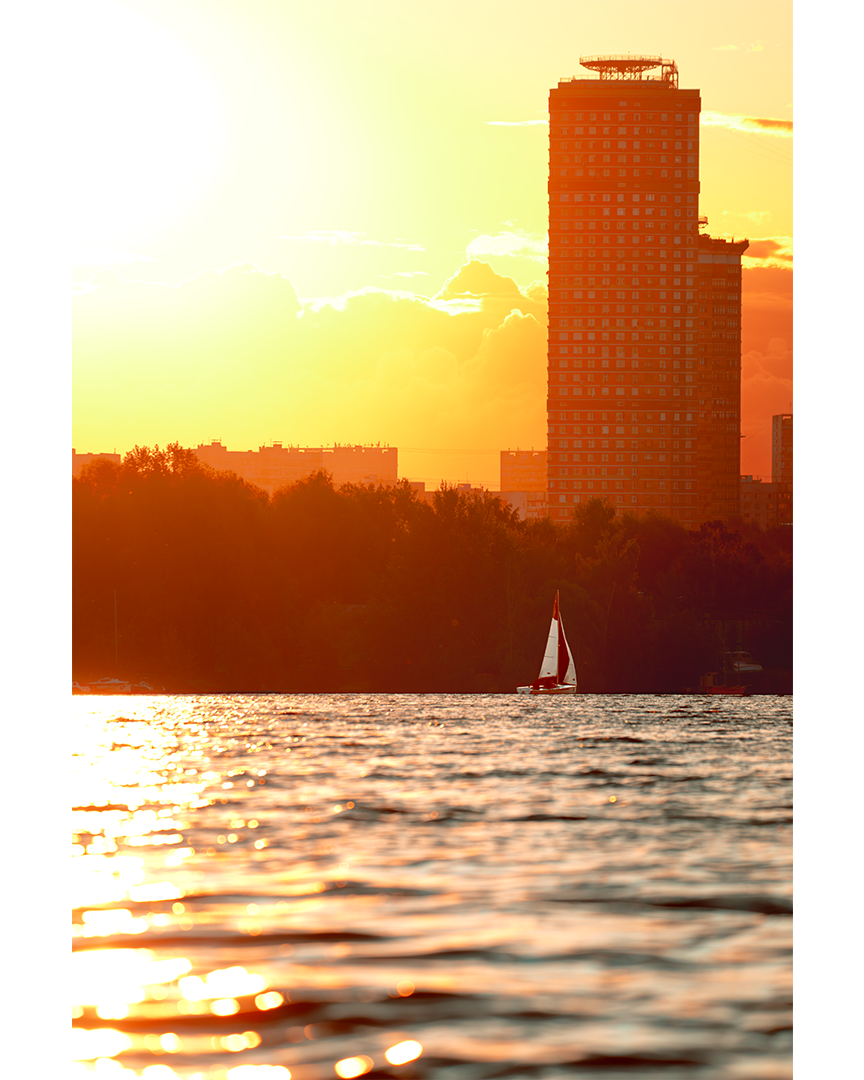 Паруса на закате