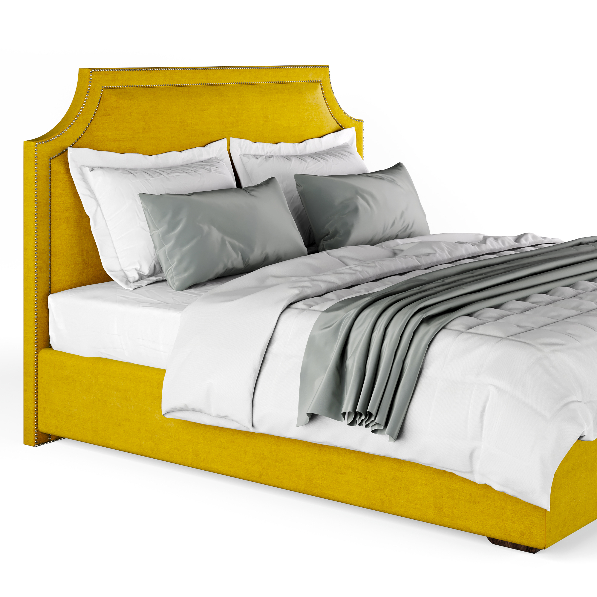 КРОВАТЬ НАОМИ С ГЛАДКОЙ СПИНКОЙ