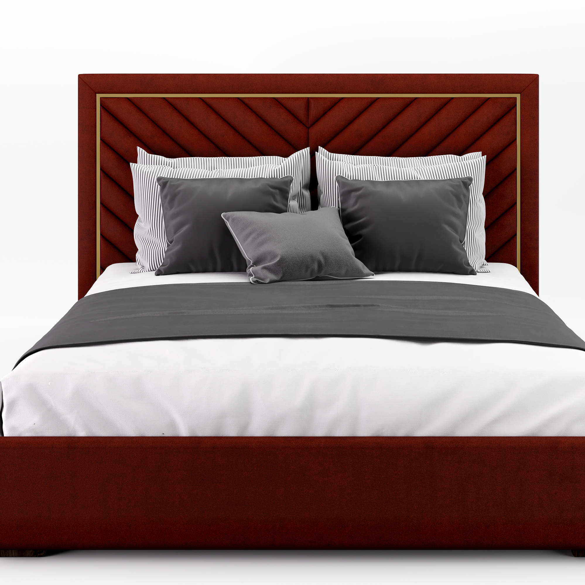 КРОВАТЬ ДЖЕЙН С ЛАТУНЬЮ