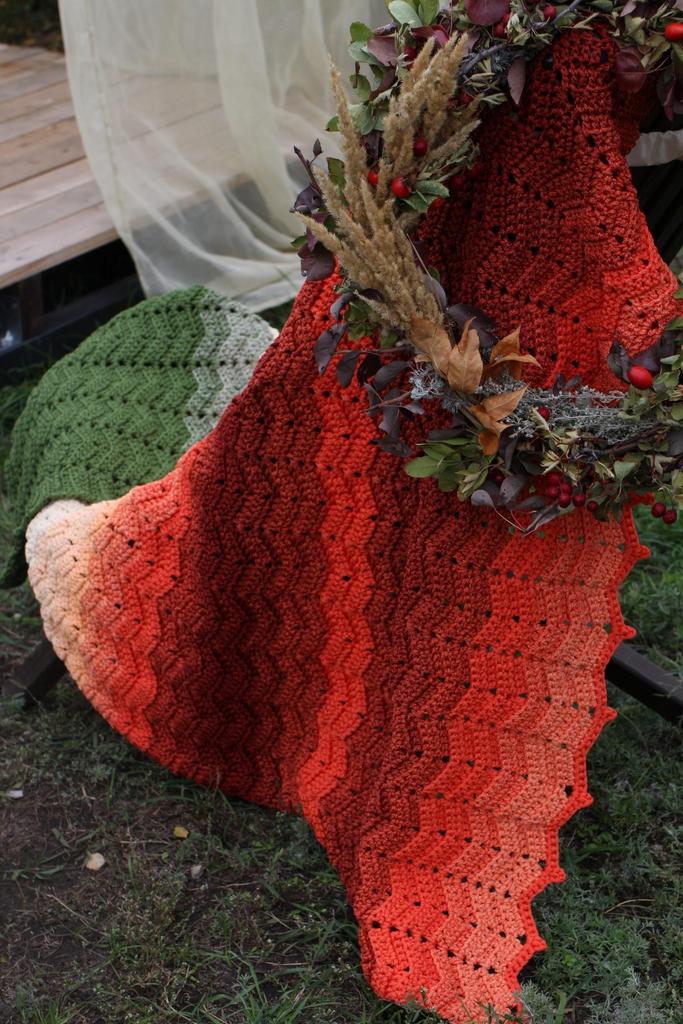 МК покрывало-плед "Волна"