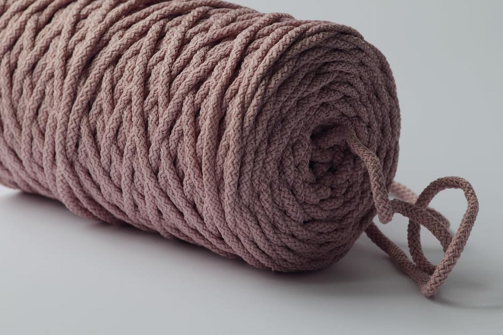 Полиэфирный шнур для вязания 5 мм Лиловый