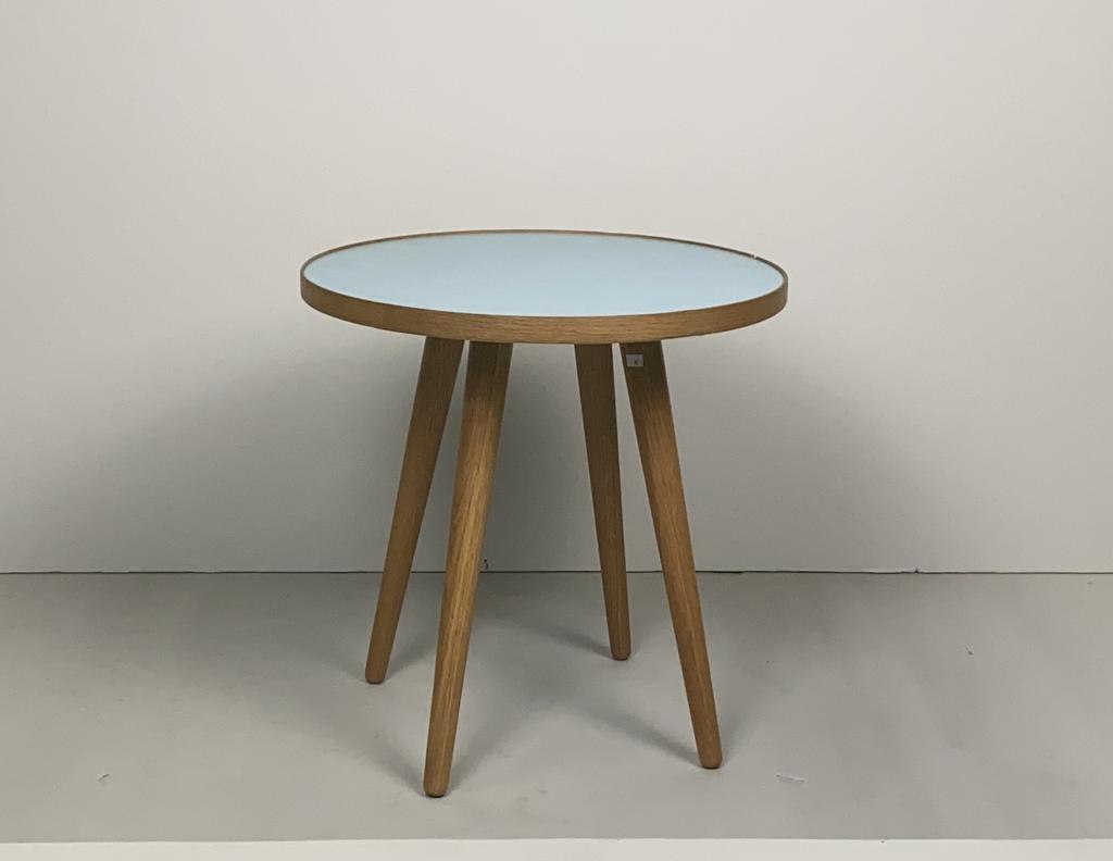 Столик кофейный голубой