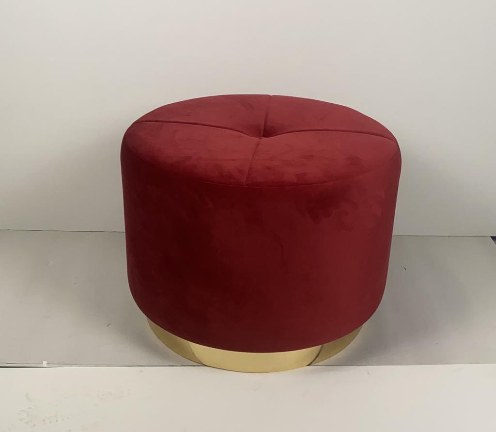 Пуф красный