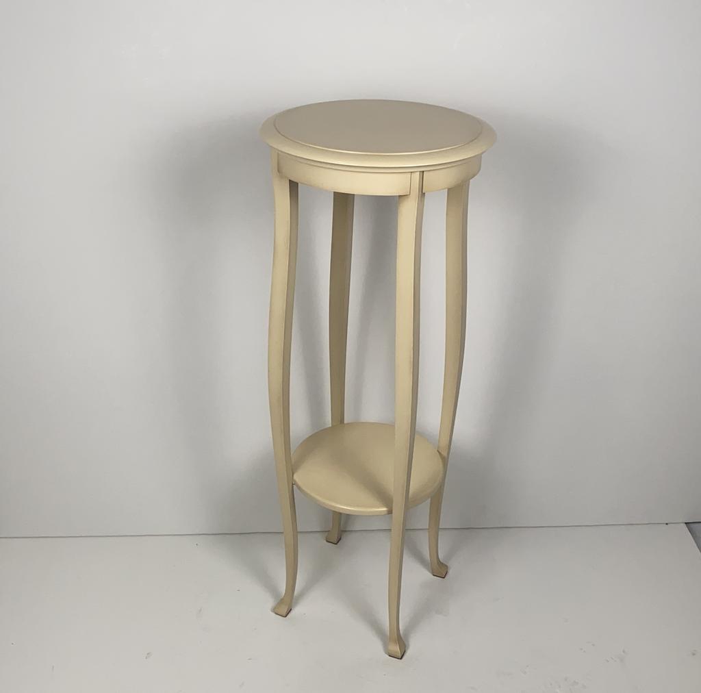 Подставка классическая белая круглая