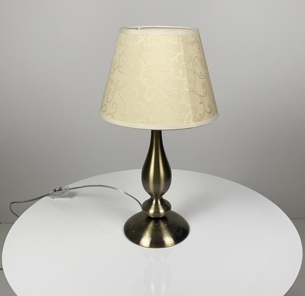 Настольная лампа основание под золото