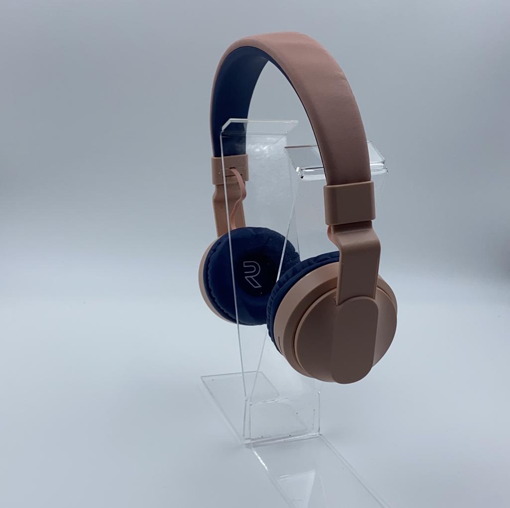 Наушники розовые беспроводные