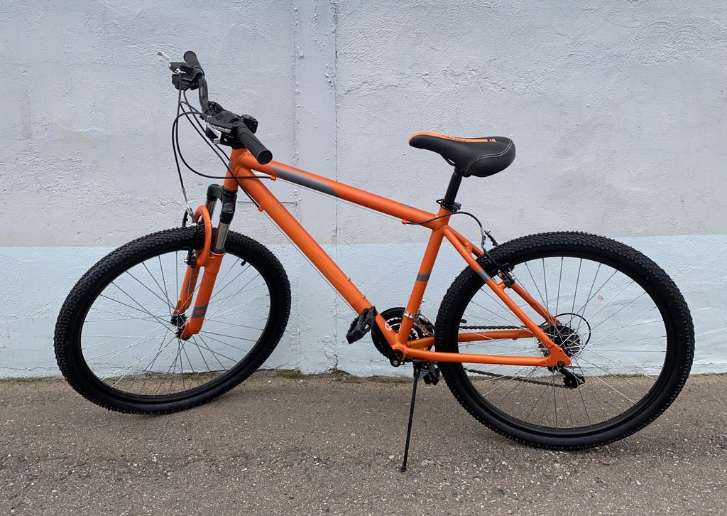 Велосипед оранжевый