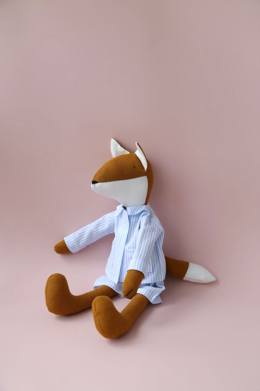 ЛИС ВЕНИАМИН в голубой пижамке