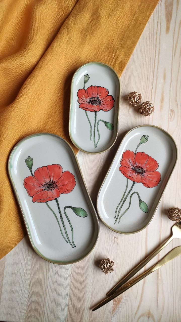 Набор из 5 широких овалов