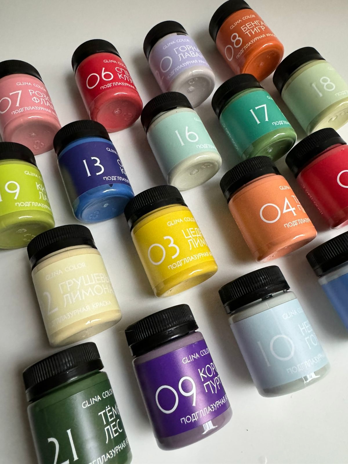 Краски для керамики Glina Color