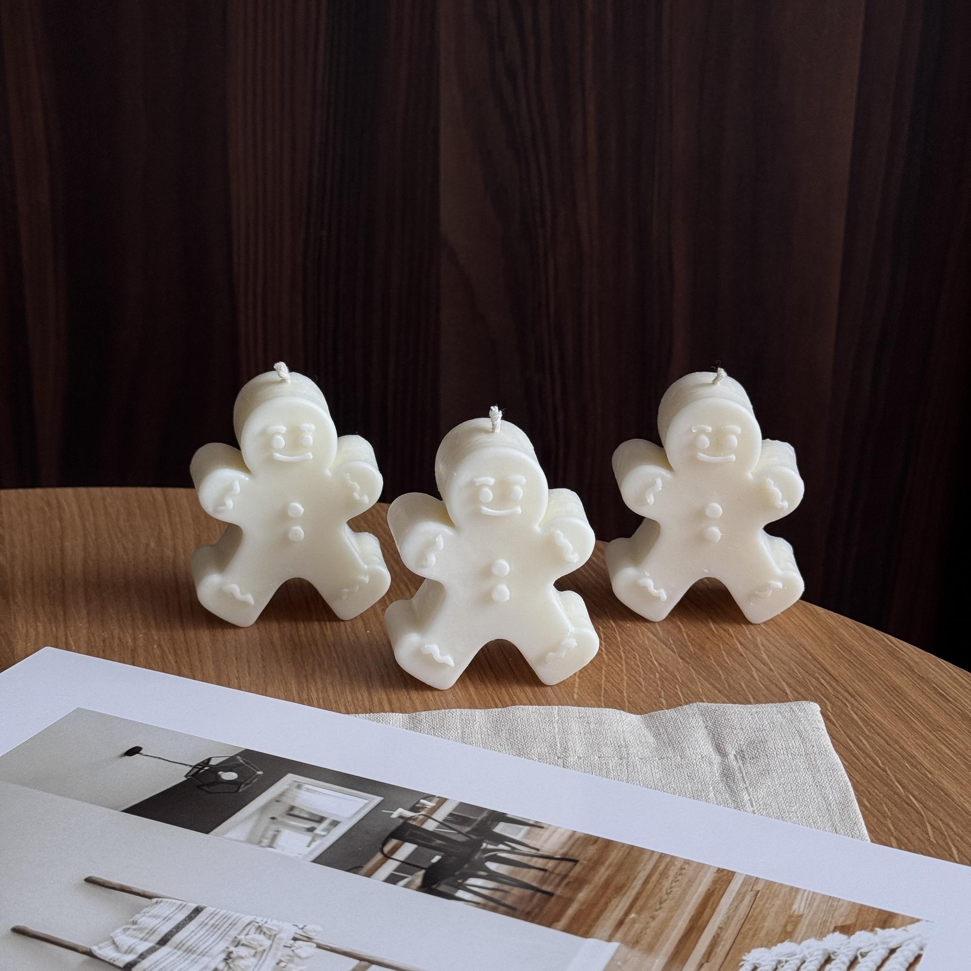 Свеча печенька / пряник  - интерьерная свеча