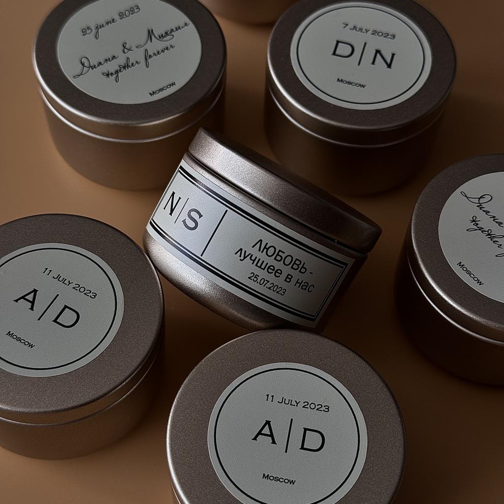 Свадебные бонбоньерки №4 ( свадебные свечи )