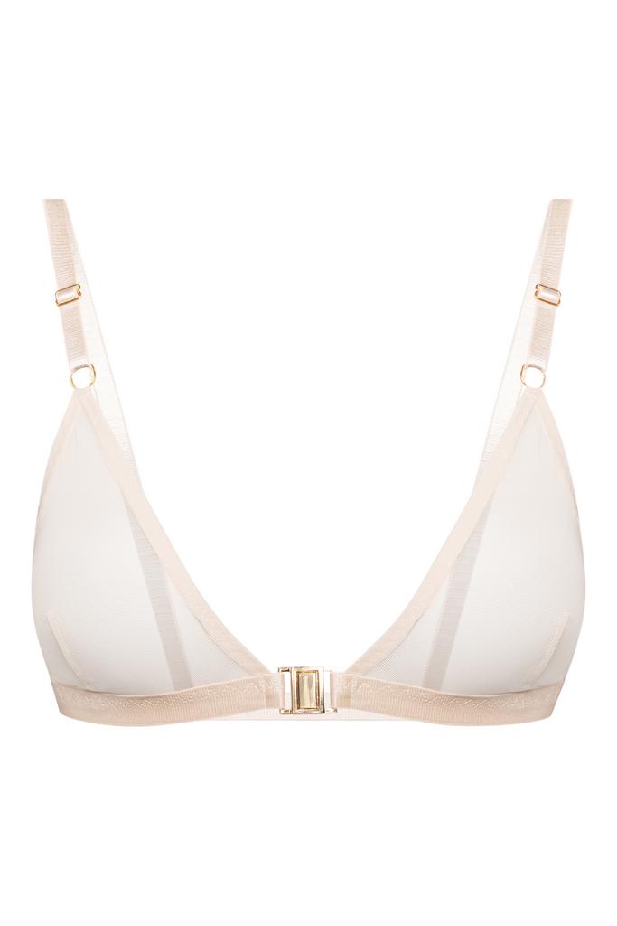 бежевый базовый бра из сетки